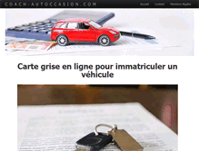 Tablet Screenshot of coach-autoccasion.com